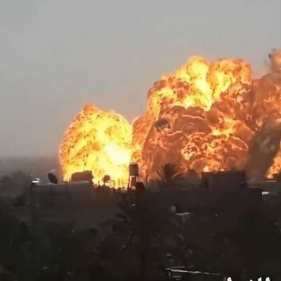 قوات الاحتلال الإسرائیلی تقصف مقر الهلال الأحمر فی غزه