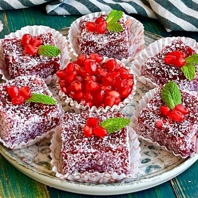 دلیل خطوه بخطوه لتحضیر حلوى الرمان والفستق، الحل التقلیدی للیله یالدا