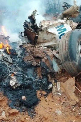 تحطم طائره نقل عسکریه فی السودان