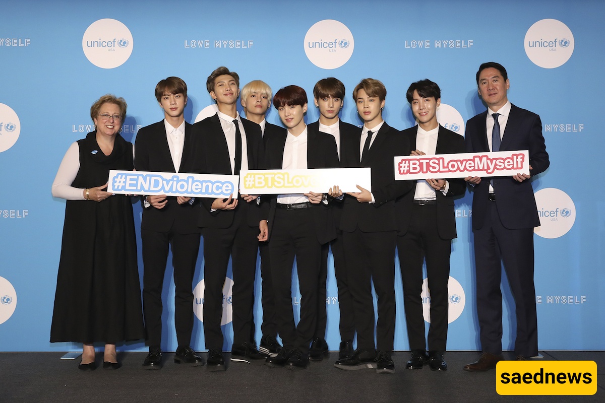 #LoveMyself: فرقه BTS والیونیسیف تُلهمان المعجبین لتعزیز الحب والصحه العقلیه وإنهاء العنف فی جمیع أنحاء العالم (فیدیو)