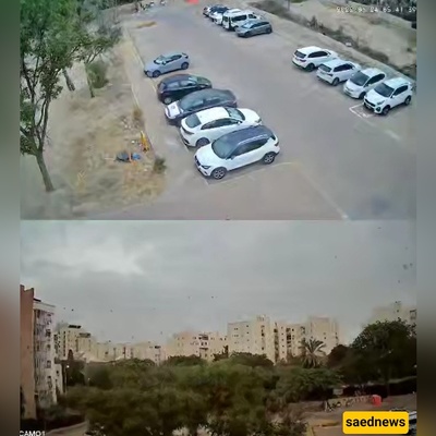 شاهد وستندهش عندما یضرب صاروخ إسرائیل / المدینه تهتز من الانفجار + فیدیو