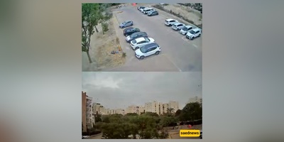 شاهد وستندهش عندما یضرب صاروخ إسرائیل / المدینه تهتز من الانفجار + فیدیو