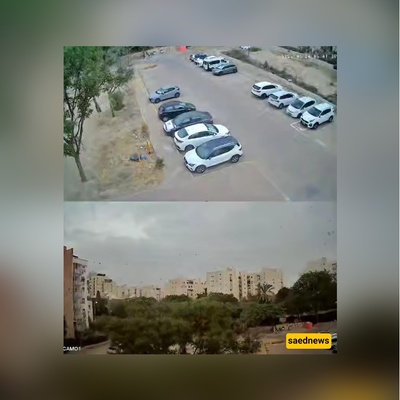 شاهد وستندهش عندما یضرب صاروخ إسرائیل / المدینه تهتز من الانفجار + فیدیو