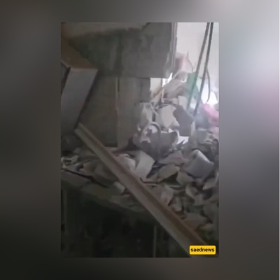 الإسرائیلیون یبکون من شده الدمار الذی سببته الصواریخ الإیرانیه