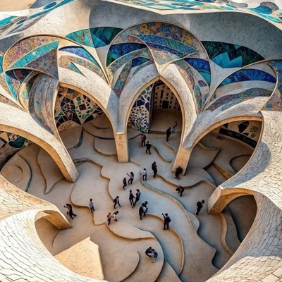صور من صناعه الجمال فی قلب الصحراء | کیف یمکن للذکاء الاصطناعی أن یعمّر صحراء إیران؟ + صور