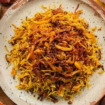 وصفه الأرز بالملفوف الفارسی التقلیدی (کلم بولو)