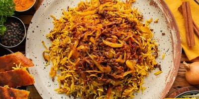 وصفه الأرز بالملفوف الفارسی التقلیدی (کلم بولو)