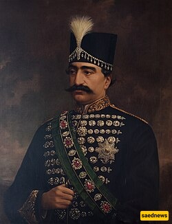 فستان الزفاف الساحر لحبیبه ناصر الدین شاه یأسر الجمیع + صور