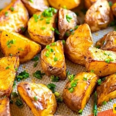 بطاطس مخبوزه على الطریقه الإسبانیه