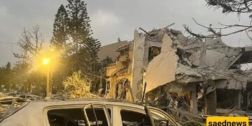 تسویه 6 مبانٍ بالأرض فی تل أبیب خلال هجوم صاروخی إیرانی