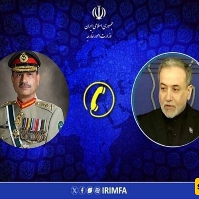 أجرى وزیر الخارجیه الإیرانی عباس عراقجی ورئیس أرکان الجیش الباکستانی محادثات هاتفیه