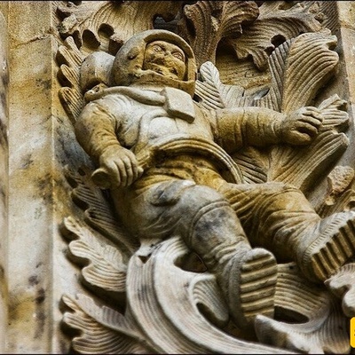 تم اکتشاف قبر قدیم غامض لرجل فضاء [صور]