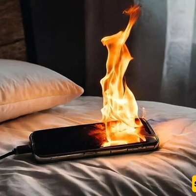 هل یؤدی شحن الهاتف من اللیل إلى الصباح إلى حدوث حریق؟