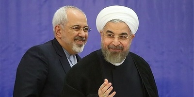 صوره شبابیّه لظریف وحسن روحانی بشعر کثیف وأسود تحقق نسب مشاهده عالیه؛ مرور على مرور الزمن على کبار السیاسیین