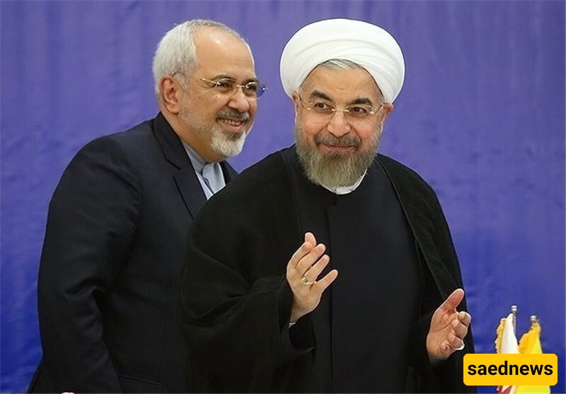 صوره شبابیّه لظریف وحسن روحانی بشعر کثیف وأسود تحقق نسب مشاهده عالیه؛ مرور على مرور الزمن على کبار السیاسیین