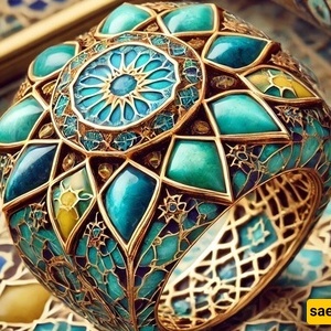 المجوهرات بقدر روعه بلاط مسجد أصفهان الکبیر — مدهشه مثل العماره الإیرانیه الأصیله!