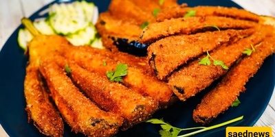 طریقه تحضیر الباذنجان المقلی على الطریقه الترکیه بطعم لا یُنسى – هل یمکن أن یصبح أکثر قرمشه؟ + فیدیو