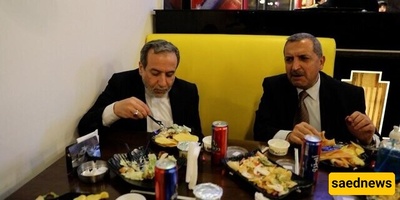 ذکریات من لیله لا تُنسى للعراقچی فی سوریا: تناول الشاورما مع وزیر الخارجیه ومدحه لمذاق الطعام الشهیر فی دمشق + فیدیو وصور
