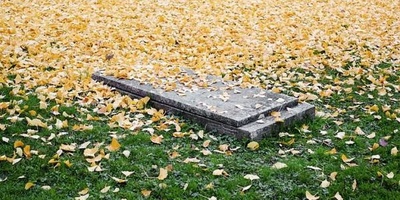 أغرب شاهد قبر یعود لزوجین عاشقان