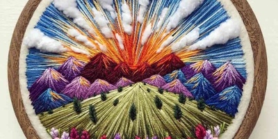 رحله فی عالم تطریز الخیوط الکریمیه