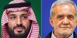 بن سلمان لبزشکیان: السعودیه لن تسمح باستخدام أجوائها ضد إیران