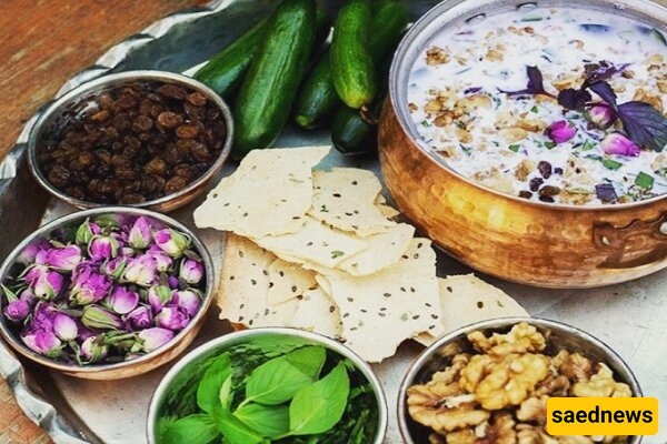 أبدوغ خیار: الحساء الصیفی المنعش الأصیل فی إیران 🥣
