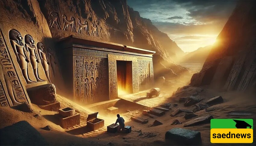 صور: اکتشاف غرفه دفن فی مقبره جفاحابی؛ القصه المأساویه "لابنه حاکم الفرعون" المصابه بمرض خلقی