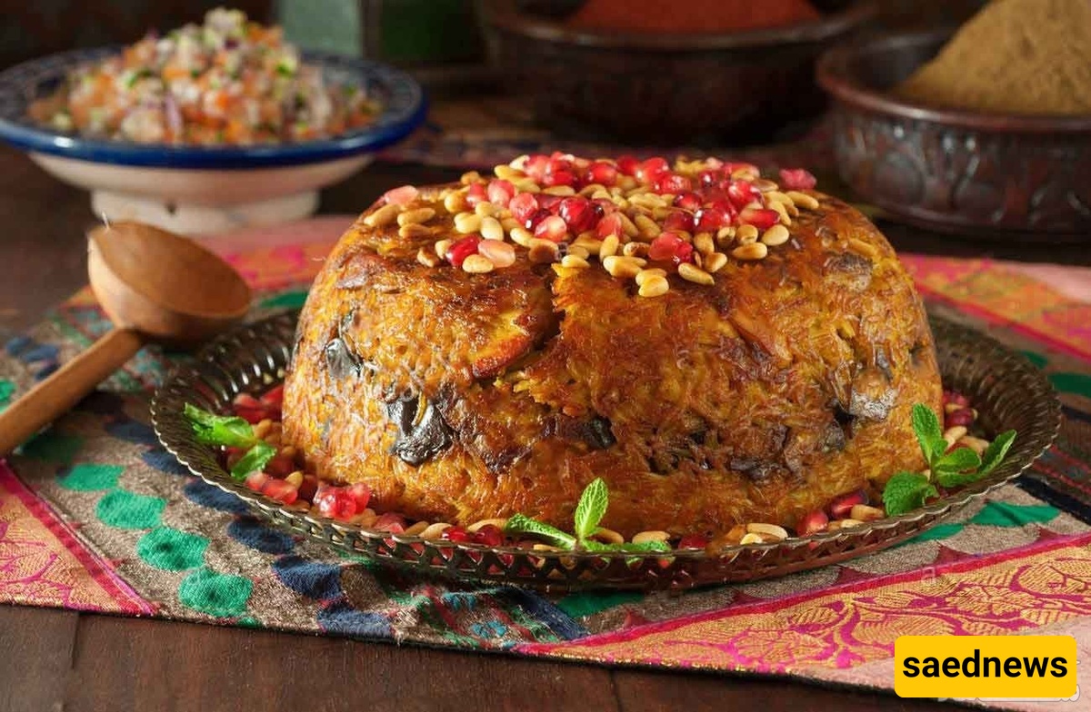 کیفیه تحضیر طاجین الإیران الشهیر باللحم والذره!