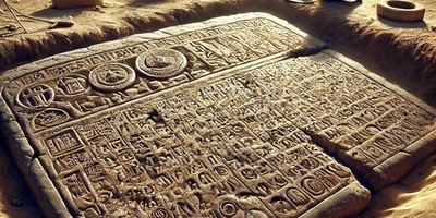 القوه والمجد فی العالم القدیم: نقش مذهل عمره 2000 عام یکرم المصارع الأسطوری