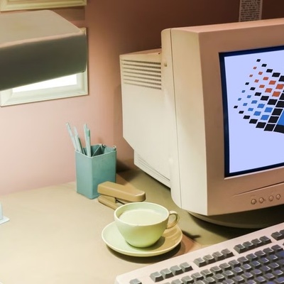 السفر عبر الزمن / رحله إلى أیام الطفوله الرقمیه، عندما کان غلاف الکمبیوتر صندوقًا سحریًا؛ وکل نقره تفتح أمامنا عالماً جدیداً بالکامل!