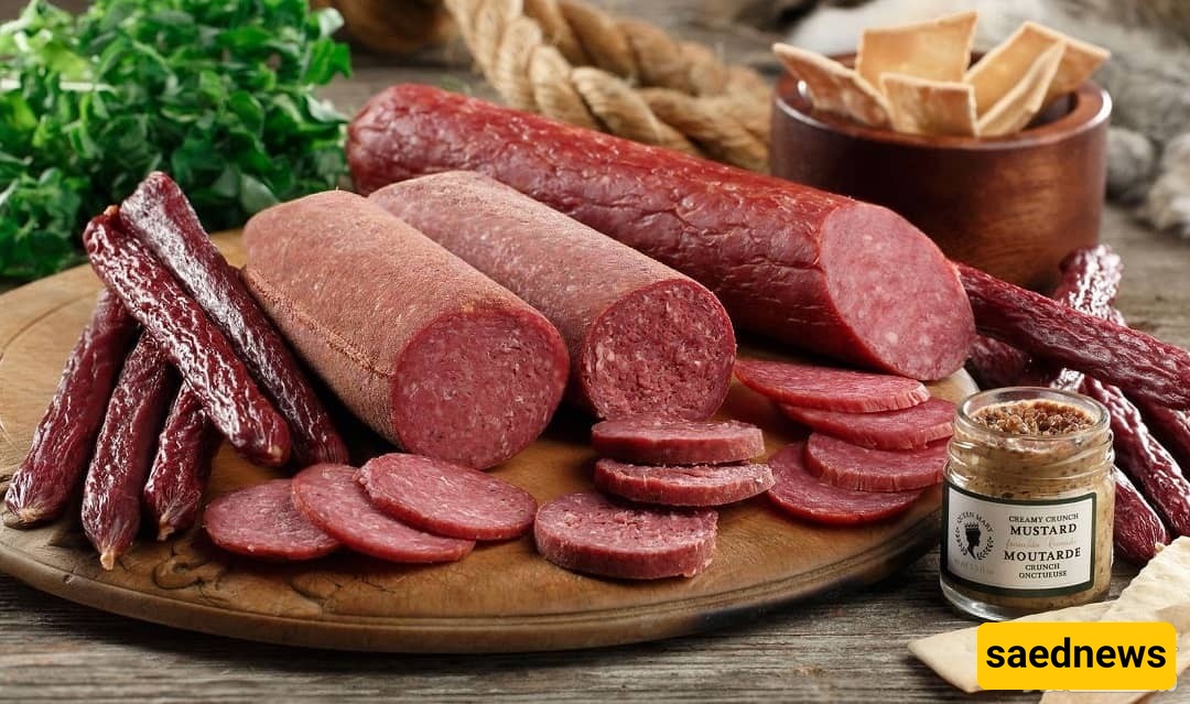 طریقه عمل سجق منزلی قلیل الدسم!