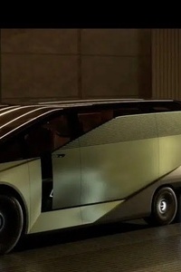 نظره على لحظه کشف لکزس عن نموذج LS الرادیکالی ذو الست عجلات بتصمیم داخلی فائق الفخامه