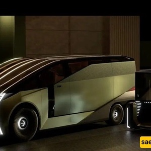 نظره على لحظه کشف لکزس عن نموذج LS الرادیکالی ذو الست عجلات بتصمیم داخلی فائق الفخامه