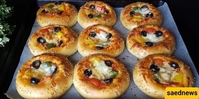 الطبخ السریع والسهل: کیفیه صنع البیتزا الصغیره اللذیذه فی المنزل + فیدیو