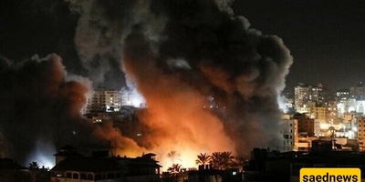 إسرائیل تشن هجمات جویه وبریه على غزه