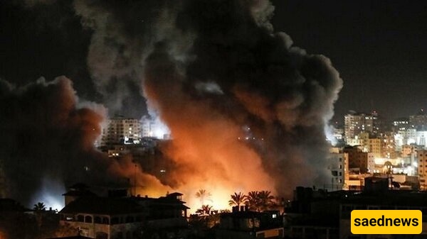 إسرائیل تشن هجمات جویه وبریه على غزه