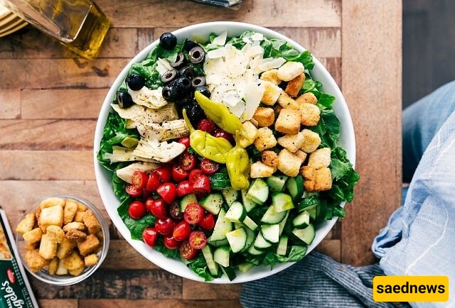 أنواع السلطات البارده والساخنه