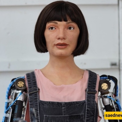 بیع لوحه «إله الذکاء الاصطناعی» الأولى التی ابتکرها روبوت بشری مقابل 1.8 ملیار دولار + صور