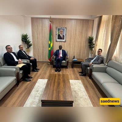 لقاء سفیر إیران مع وزیر الخارجیه الموریتانی؛ التأکید على تعزیز العلاقات بین البلدین فی ظل الاعتداءات الصهیونیه على إیران