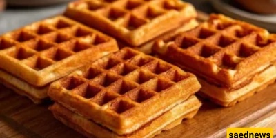 طریقه تحضیر وافل بلجیکی شهی وهشّ بقوام خفیف