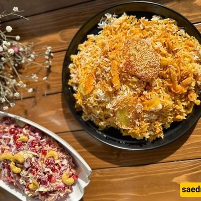 وصفه أرز بالملفوف والدجاج المبشور